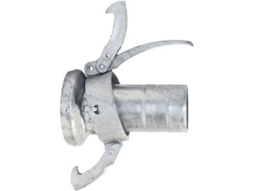 Hücobi M-Teil "Perrot", 159, verzinkt, mit gesickter Schlauchtülle, für Ø Schlauch innen 152 mm Hücobi M-Teil "Perrot", 159, verzinkt, mit gesickter Schlauchtülle, für Ø Schlauch innen 152 mm