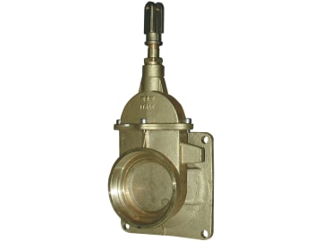 RIV Gülleschieber 6", 1 x Flansch/1 x Innengewinde, 1 x Dichtung, Edelstahlschrauben RIV Gülleschieber 6", 1 x Flansch/1 x Innengewinde, 1 x Dichtung, Edelstahlschrauben