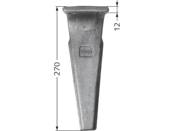 Industriehof® Kreiseleggenzinken links/rechts 100 x 270 x 12 mm, Bohrung 16,5 mm für Feraboli, Frost, RH-69 Industriehof® Kreiseleggenzinken links/rechts 100 x 270 x 12 mm, Bohrung 16,5 mm für Feraboli, Frost, RH-69
