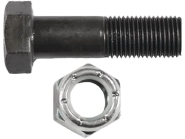 Industriehof® Sechskantschraube M 14 x 2 x 65 - 10.9 mit Sicherungsmutter für Assaloni, 63-BRN-902 Industriehof® Sechskantschraube M 14 x 2 x 65 - 10.9 mit Sicherungsmutter für Assaloni, 63-BRN-902