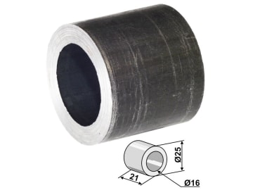 Industriehof® Buchse 21 x 4 mm, Ø innen 16 mm, Ø außen 24 mm, für Falc, Gilbers, Herder, Müthing, Noremat, Quivogne,Turner, Votex, 63-TUR-81 Industriehof® Buchse 21 x 4 mm, Ø innen 16 mm, Ø außen 24 mm, für Falc, Gilbers, Herder, Müthing, Noremat, Quivogne,Turner, Votex, 63-TUR-81