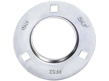 SKF Stahlblechgehäuse PF 52, rund, 3-Loch, für Y-Lager YET 205, YEL 205, YAT 205, YAR 205 SKF Stahlblechgehäuse PF 52, rund, 3-Loch, für Y-Lager YET 205, YEL 205, YAT 205, YAR 205