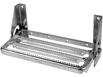 Klapptritt Trittfläche B x T 340 x 160 mm, verzinkt, zum Anschrauben, ohne Schrauben Klapptritt Trittfläche B x T 340 x 160 mm, verzinkt, zum Anschrauben, ohne Schrauben