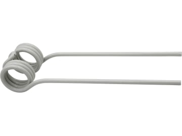 Pöttinger Kreiselheuerzinken links/rechts, 380 x 110 x 9,5 mm, weiß,, für Kreiselheuer Alpinhit, Eurohit, Hit , 436.145 Pöttinger Kreiselheuerzinken links/rechts, 380 x 110 x 9,5 mm, weiß,, für Kreiselheuer Alpinhit, Eurohit, Hit , 436.145