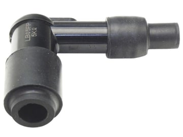 Zündkerzenstecker für NGK Zündkerzen mit SAE Mutter 90° abgewinkelt, spritzwassergeschützt Zündkerzenstecker für NGK Zündkerzen mit SAE Mutter 90° abgewinkelt, spritzwassergeschützt