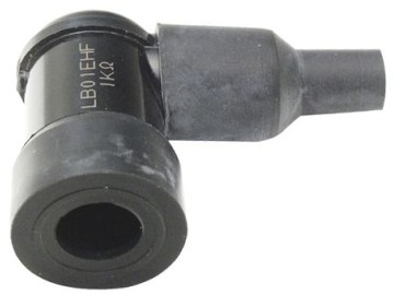Zündkerzenstecker für NGK Zündkerzen mit Gewinde + SAE Mutter 90° abgewinkelt, kompakt Zündkerzenstecker für NGK Zündkerzen mit Gewinde + SAE Mutter 90° abgewinkelt, kompakt