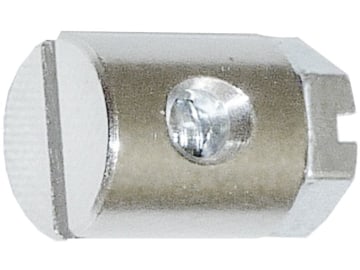 Schraubnippel Ø Kopf 7 mm, Ø Schaft 8 mm, Länge 9 mm, montiert, mit Sechskantschraube M 4 x 6 Schraubnippel Ø Kopf 7 mm, Ø Schaft 8 mm, Länge 9 mm, montiert, mit Sechskantschraube M 4 x 6