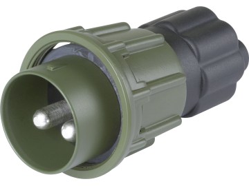 Herth + Buss Stecker 24 V, 2-polig, VG 96 917 E001A, Schraubanschluss, mit Crimp-/Lötstiftkontakten, Kontaktoberfläche versilbert, 51 305 920 Herth + Buss Stecker 24 V, 2-polig, VG 96 917 E001A, Schraubanschluss, mit Crimp-/Lötstiftkontakten, Kontaktoberfläche versilbert, 51 305 920