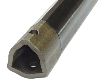 Bondioli & Pavesi Profilrohr beschichtet dreikant 100; Global 6; 7; 8; G7; G8, außen, 54 x 3,7 mm, 3.000 mm, 125173000 Bondioli & Pavesi Profilrohr beschichtet dreikant 100; Global 6; 7; 8; G7; G8, außen, 54 x 3,7 mm, 3.000 mm, 125173000