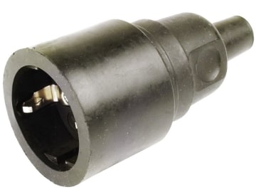 Herth + Buss Steckdose 2-polig, 250 V, Schraubanschluss, Gummi, mit Schutzkontakt und Knickschutz, 51 307 510 Herth + Buss Steckdose 2-polig, 250 V, Schraubanschluss, Gummi, mit Schutzkontakt und Knickschutz, 51 307 510