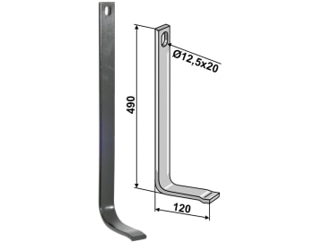 Industriehof® Stützfeder 490 x 10 x 40 mm, für universal, Spurlockerzinken mit Schar (Best. Nr. 10075575), 10.5012/2 Industriehof® Stützfeder 490 x 10 x 40 mm, für universal, Spurlockerzinken mit Schar (Best. Nr. 10075575), 10.5012/2