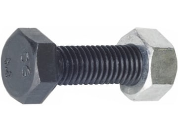 Industriehof® Sechskantschraube M 12 x 1,75 x 40 - 8.8 mit Sicherungsmutter für JF, 63-1240 Industriehof® Sechskantschraube M 12 x 1,75 x 40 - 8.8 mit Sicherungsmutter für JF, 63-1240