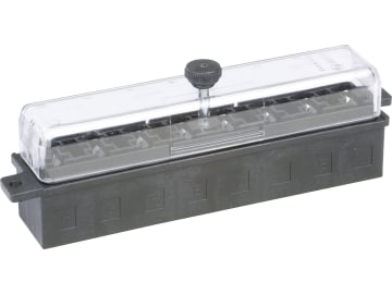 Herth + Buss Sicherungsdose 142 x 43,5 x 29 mm, 8-polig, mit Flachsteckanschluss für Flachstecksicherungen "Standard", 50 300 818 Herth + Buss Sicherungsdose 142 x 43,5 x 29 mm, 8-polig, mit Flachsteckanschluss für Flachstecksicherungen "Standard", 50 300 818