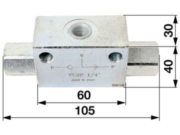 Walterscheid Wechselventil, VS 06 1/4“, für Stabilisator hydraulisch HGST, 1202997 Walterscheid Wechselventil, VS 06 1/4“, für Stabilisator hydraulisch HGST, 1202997