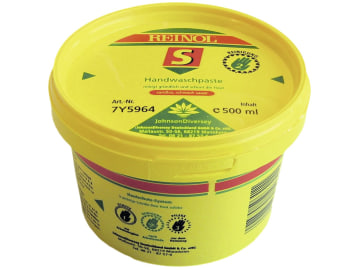 Handwaschpaste "Reinol S", Weichholzmehl, rückfettend, Zitrusgeruch, 500 ml Handwaschpaste "Reinol S", Weichholzmehl, rückfettend, Zitrusgeruch, 500 ml