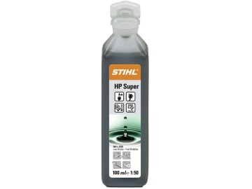 Stihl 2-Takt-Öl "HP Super", 1:50, teilsynthetisch mit aschearmen Additiven, ohne Dosierflasche, 0,1 l, 0781 319 8052 Stihl 2-Takt-Öl "HP Super", 1:50, teilsynthetisch mit aschearmen Additiven, ohne Dosierflasche, 0,1 l, 0781 319 8052