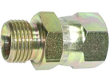 Verschraubung "KOVO-R", R 1/4" IG/R 3/8" AG BSPP, gerade, beidseitig 60° Aussenkung Verschraubung "KOVO-R", R 1/4" IG/R 3/8" AG BSPP, gerade, beidseitig 60° Aussenkung