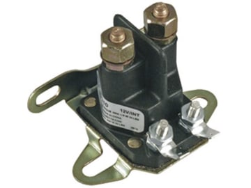 Magnetschalter 12 V, 2 x Schraubanschluss 1/4"-20 UNF, 2 x Flachsteckanschluss 6,3 mm, + und - getrennt Magnetschalter 12 V, 2 x Schraubanschluss 1/4"-20 UNF, 2 x Flachsteckanschluss 6,3 mm, + und - getrennt