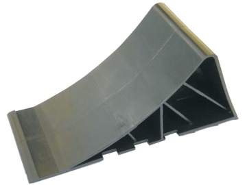 Unterlegkeil L x B x H: 220 x 90 x 100 mm, Radius 200 mm, Kunststoff schwarz, ohne Halter Unterlegkeil L x B x H: 220 x 90 x 100 mm, Radius 200 mm, Kunststoff schwarz, ohne Halter