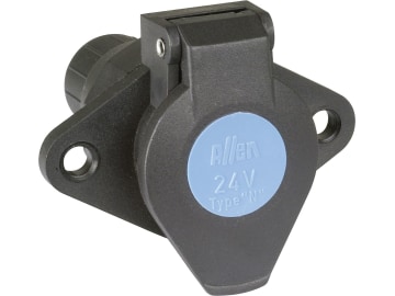 Herth + Buss Steckdose "N-Typ", 7-polig, 24 V, Schraubanschluss, Nylon, ISO 1185 N-Typ, 51 305 290 Herth + Buss Steckdose "N-Typ", 7-polig, 24 V, Schraubanschluss, Nylon, ISO 1185 N-Typ, 51 305 290