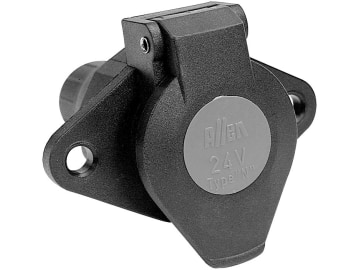 Herth + Buss Steckdose "S-type", 7-polig, 24 V, Schraubanschluss, Nylon, 51 305 291 Herth + Buss Steckdose "S-type", 7-polig, 24 V, Schraubanschluss, Nylon, 51 305 291