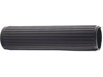 Handgriff beidseitig offen, 130 mm, Ø Rohr 30 mm, Wandstärke 2,00 mm, schwarz, Kunststoff Handgriff beidseitig offen, 130 mm, Ø Rohr 30 mm, Wandstärke 2,00 mm, schwarz, Kunststoff