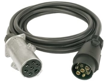 Herth + Buss Adapterkabel 12 V; 24 V, Stecker/Dose 7-polig, 7 x 1,5 mm², Länge Kabel 3.500 mm, 51 276 564 Herth + Buss Adapterkabel 12 V; 24 V, Stecker/Dose 7-polig, 7 x 1,5 mm², Länge Kabel 3.500 mm, 51 276 564