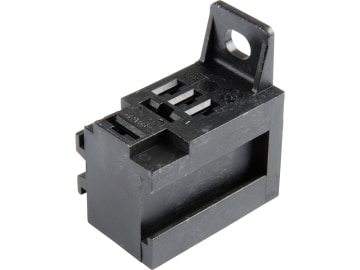 Herth + Buss Relaissockel Flachsteckanschluss 2 x 6,3 mm, 3 x 4,8 mm, mit Halter, 50 290 309 Herth + Buss Relaissockel Flachsteckanschluss 2 x 6,3 mm, 3 x 4,8 mm, mit Halter, 50 290 309