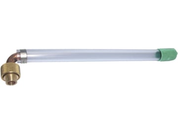 Anschlussstück, abgewinkelt, M 26 x 1,5, Schlauch PVC (Polyvinylchlorid); Anschluss Messing Anschlussstück, abgewinkelt, M 26 x 1,5, Schlauch PVC (Polyvinylchlorid); Anschluss Messing