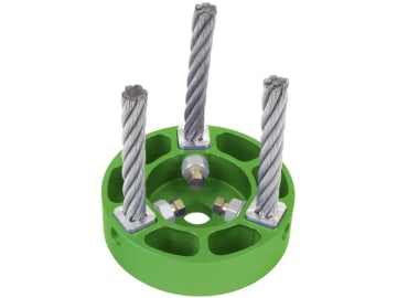 Wildkrautbürste "Pro" 3 Stahldrahtzöpfe axial, Ø 130 mm, Bohrung 20,0 mm, für Dolmar, Echo, Jonsered, Stihl Wildkrautbürste "Pro" 3 Stahldrahtzöpfe axial, Ø 130 mm, Bohrung 20,0 mm, für Dolmar, Echo, Jonsered, Stihl
