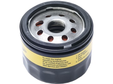 Briggs & Stratton Motorölfilter 842 921 für V-Twin 29 horizontal, 30, 35, 38 und 54 horizontal und vertikal, 47 und 61 horizontal wassergekühlt, 61 vertikal Briggs & Stratton Motorölfilter 842 921 für V-Twin 29 horizontal, 30, 35, 38 und 54 horizontal und vertikal, 47 und 61 horizontal wassergekühlt, 61 vertikal