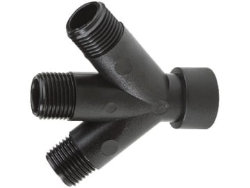 Agrotop 4-Wege-Anschluss, 45 °; 90 °, G 1/2" IG/AG (BSP), mit Außen- und Innengewinde (AG/IG), 10734 Agrotop 4-Wege-Anschluss, 45 °; 90 °, G 1/2" IG/AG (BSP), mit Außen- und Innengewinde (AG/IG), 10734