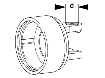 Walterscheid Kupplungsgehäuse W 2400, für Nockenschaltkupplungen K64/22R, K64/24R, 1133795 Walterscheid Kupplungsgehäuse W 2400, für Nockenschaltkupplungen K64/22R, K64/24R, 1133795