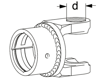 Walterscheid Kupplungsgehäuse W 2600, für Freilaufkupplungen F5/2R, 1383913 Walterscheid Kupplungsgehäuse W 2600, für Freilaufkupplungen F5/2R, 1383913