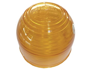 Ersatzglas orange, für Rundumkennleuchte "RUK 700/782" mit flexiblen Sockel Ersatzglas orange, für Rundumkennleuchte "RUK 700/782" mit flexiblen Sockel