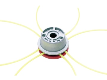 Fadenkopf mit 8-Schneidfäden, Ø Faden 3,3 mm, Aluminium; Kunststoff, Motortrimmer bis 35 cm³ geeignet Fadenkopf mit 8-Schneidfäden, Ø Faden 3,3 mm, Aluminium; Kunststoff, Motortrimmer bis 35 cm³ geeignet