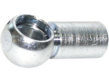 Kugelpfanne "PF 12 S", mit Nut für Sicherungsbügel, DIN 71805 B, M 12 x 1,75, Ø Kugel 16 mm Kugelpfanne "PF 12 S", mit Nut für Sicherungsbügel, DIN 71805 B, M 12 x 1,75, Ø Kugel 16 mm