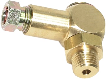 Drehgelenk "DG" M 6 x 1 AG kegelig, RA 06, Niederdruck, 360° drehbar, für Polyamidrohr Drehgelenk "DG" M 6 x 1 AG kegelig, RA 06, Niederdruck, 360° drehbar, für Polyamidrohr