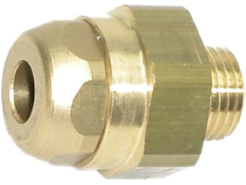 Steckverbinder GE-M6X1/6 PO SV, Einschraubgewinde M 6 x 1K, gerade, metrisches bzw. zölliges Einschraubgewinde, kegelig, Ø Rohr 6 mm, Messing MS 58 Steckverbinder GE-M6X1/6 PO SV, Einschraubgewinde M 6 x 1K, gerade, metrisches bzw. zölliges Einschraubgewinde, kegelig, Ø Rohr 6 mm, Messing MS 58