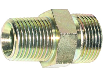 Einschraubverschraubung "EST-R", R 3/8" AG NPT kegelig, R 3/8", gerade, Abdichtung Kegelgewinde Einschraubverschraubung "EST-R", R 3/8" AG NPT kegelig, R 3/8", gerade, Abdichtung Kegelgewinde