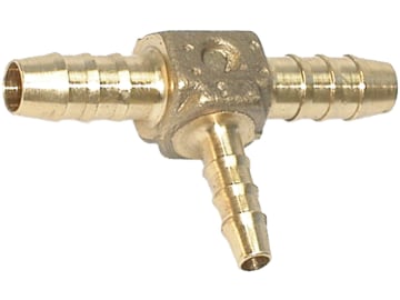 T-Verbinder "T-PO-RV-MS", reduziert, Messing, 6 mm; 4 mm; 6 mm, für Polyamidrohr T-Verbinder "T-PO-RV-MS", reduziert, Messing, 6 mm; 4 mm; 6 mm, für Polyamidrohr