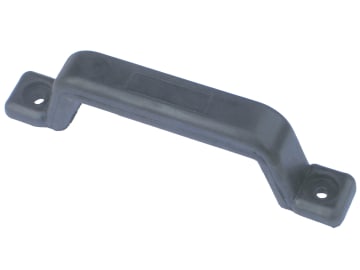 Handgriff 188 x 30 mm, Abstand Bohrungen 160 mm, Metall, kunststoffummantelt Handgriff 188 x 30 mm, Abstand Bohrungen 160 mm, Metall, kunststoffummantelt