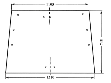 Frontscheibe, klar, aufklappbar, für Case IH 433-633, 644-844, Deutz-Fahr 3006-5206, Ford 2006-7600, Fritzmeier Kabine Euro III/IV, Steyr 430-1400 Frontscheibe, klar, aufklappbar, für Case IH 433-633, 644-844, Deutz-Fahr 3006-5206, Ford 2006-7600, Fritzmeier Kabine Euro III/IV, Steyr 430-1400