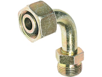Winkelverschraubung "90G-KOVO" leicht/leicht, RA L 08/L 08, M 14 x 1,5 IG/M 14 x 1,5 AG, 90 ° Winkelverschraubung "90G-KOVO" leicht/leicht, RA L 08/L 08, M 14 x 1,5 IG/M 14 x 1,5 AG, 90 °