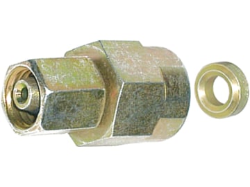 Manometerverschraubung "MAVE-DKO-SR" schwer, vormontiert, Dichtkegel mit O-Ring, RA 12, Stutzen M 20 x 1,5 IG/R 1/4" IG (BSPP) Manometerverschraubung "MAVE-DKO-SR" schwer, vormontiert, Dichtkegel mit O-Ring, RA 12, Stutzen M 20 x 1,5 IG/R 1/4" IG (BSPP)