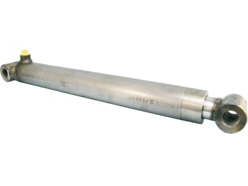 Schema Hydraulikzylinder "EQB25", einfachwirkend mit Querbuchsen, Ø Zylinder 45 mm, Ø Kolben 25,0 mm, Hub 1.000 mm Schema Hydraulikzylinder "EQB25", einfachwirkend mit Querbuchsen, Ø Zylinder 45 mm, Ø Kolben 25,0 mm, Hub 1.000 mm