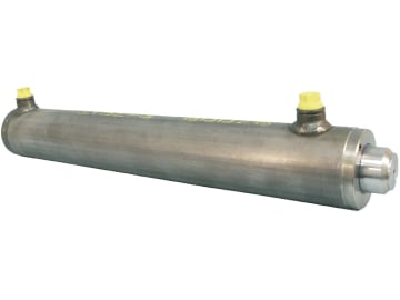 Schema Hydraulikzylinder "S4025", doppeltwirkend ohne Befestigung, Ø Zylinder 50 mm, Ø Kolben 25,0 mm, Hub 100 mm Schema Hydraulikzylinder "S4025", doppeltwirkend ohne Befestigung, Ø Zylinder 50 mm, Ø Kolben 25,0 mm, Hub 100 mm