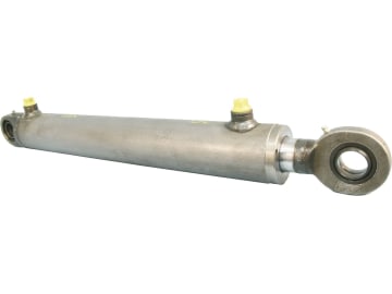 Schema Hydraulikzylinder "STS9050", doppeltwirkend mit Gelenkaugen, Ø Zylinder 105 mm, Ø Kolben 50,0 mm Schema Hydraulikzylinder "STS9050", doppeltwirkend mit Gelenkaugen, Ø Zylinder 105 mm, Ø Kolben 50,0 mm