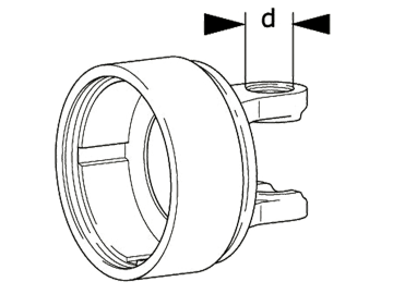 Walterscheid Kupplungsgehäuse W 2300, für Nockenschaltkupplungen K64/12R, K64/14R, 1133876 Walterscheid Kupplungsgehäuse W 2300, für Nockenschaltkupplungen K64/12R, K64/14R, 1133876