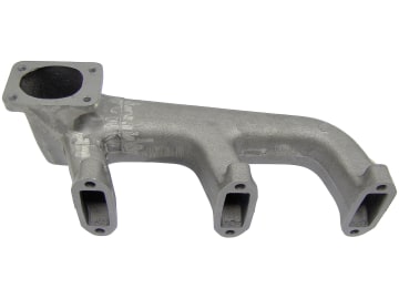 Auspuffkrümmer Auspuff nach oben, 3 Zylinder für Deutz-Fahr D 4006, D 4506, D 5006, D 5206, D 4007, D 4507, D 4807, D 5207 Auspuffkrümmer Auspuff nach oben, 3 Zylinder für Deutz-Fahr D 4006, D 4506, D 5006, D 5206, D 4007, D 4507, D 4807, D 5207